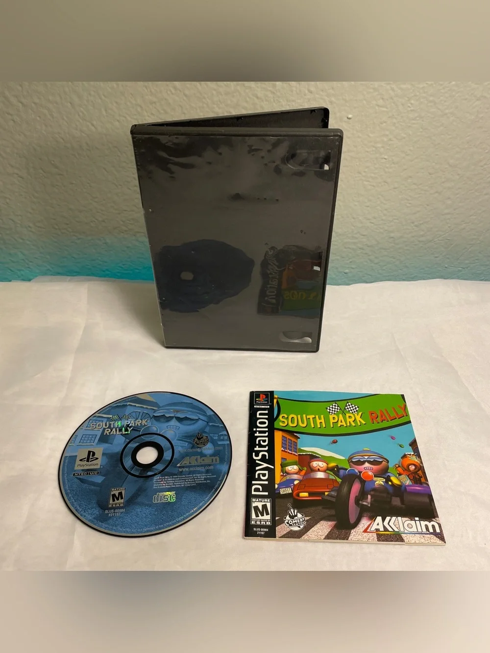 South Park Rally (PlayStation 1, 1999) PS1 W/ Reg Card No Original Case Works